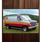 Металлическая табличка Ford Econoline Custom Van